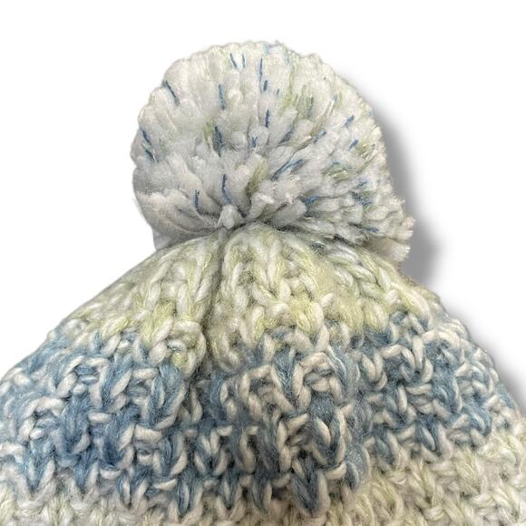 Pistil Poppy Beanie Hat Cap Pom Cable Knit Skull Fleece Lining Medium Weight OS - Picture 6 of 13